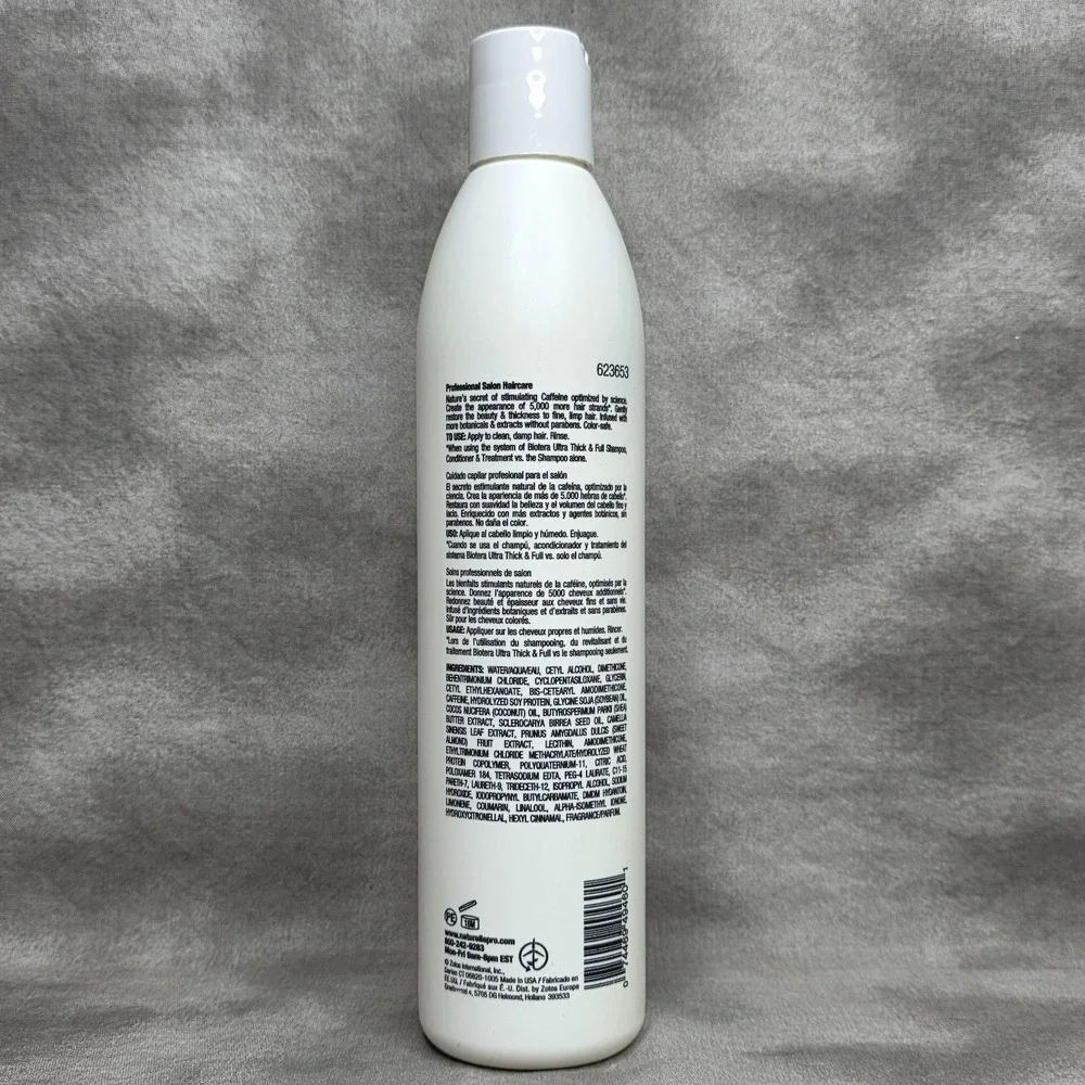 Naturelle BIOTERA Sheer Volume Conditioner Ultra Thick & Full 15.2 oz w/Caffeine